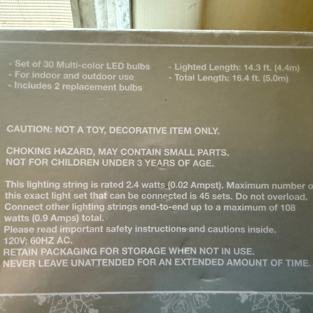 Disney Multi-Color LED String Lights - Picture 2 of 3